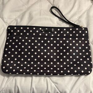 Kate Spade Black and White Polka Dot Wristlet